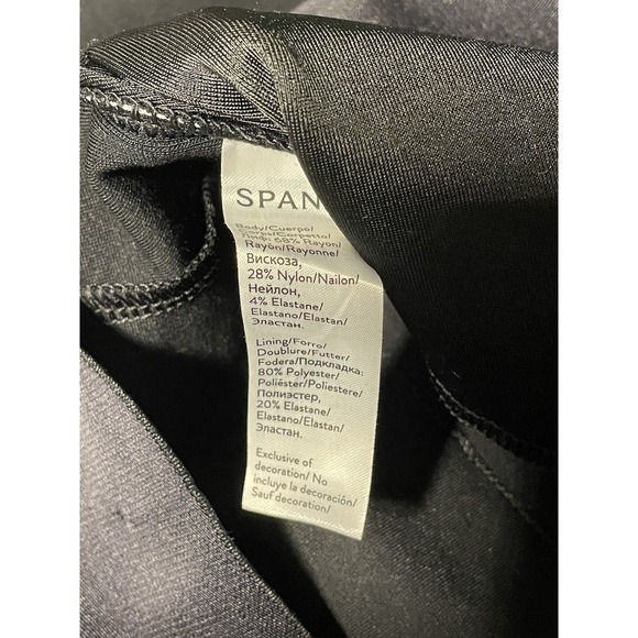 EUC  Spanx Women's Black Ankle Piped‎ Skinny Perfect Pants SIZE Small - Picture 5 of 8